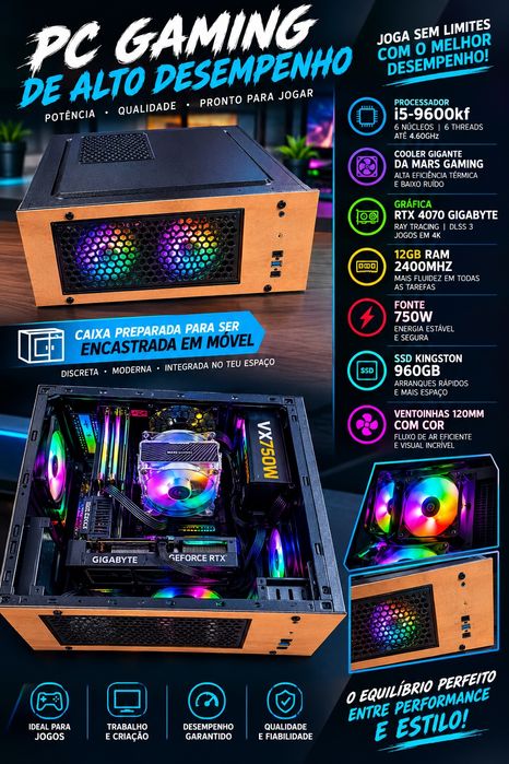 Torre PC Gaming RTX4070