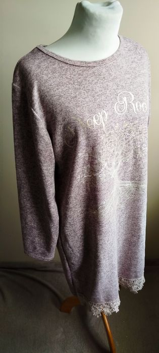 Dzianinowa sukienka wiskozowa xl XXL