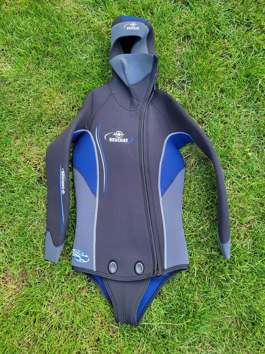 Strój pianka neoprenowa do nurkowania męska Beuchat XS 7 mm z kapturem
