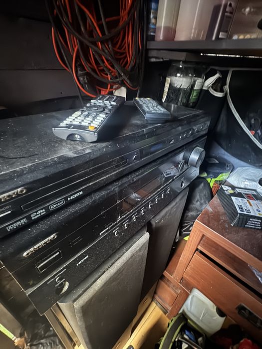 Onkyo Av Receiver HT-R538 +dvd+Głośniki Maudio 2szt