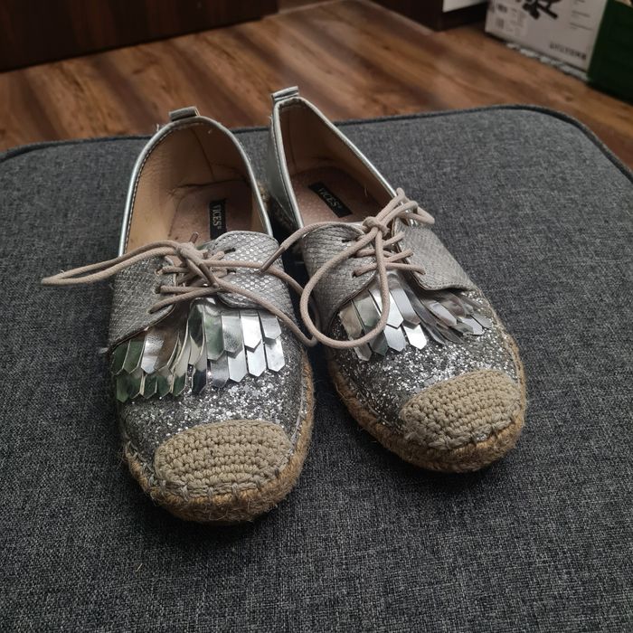 Damskie botki espadryle 37