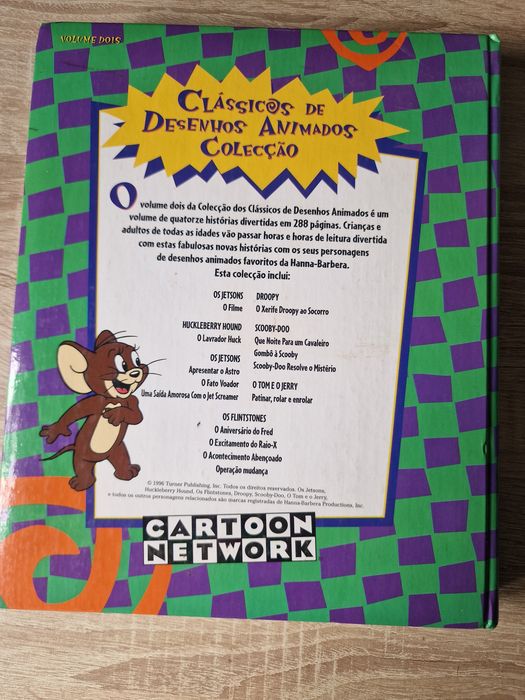 Livro Classicos Desenhos Animados Flintstones Scooby Doo