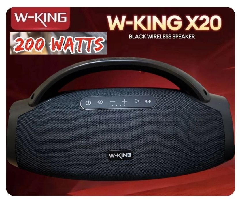 Бумбокс W-KING X20 200W (рівень JBL Boombox 3) підтримка micro SD