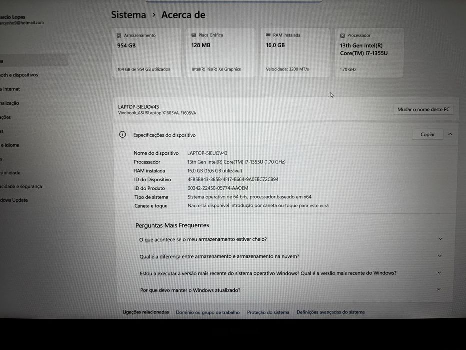 Portátil ASUS Vivobook como novo!