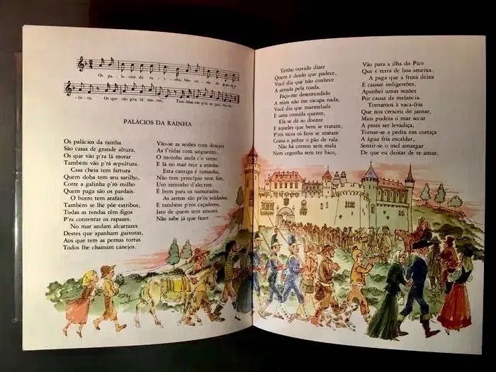 Tesouros da Literatura Popular Portuguesa - Verbo 1985 - 22x28 cm/s