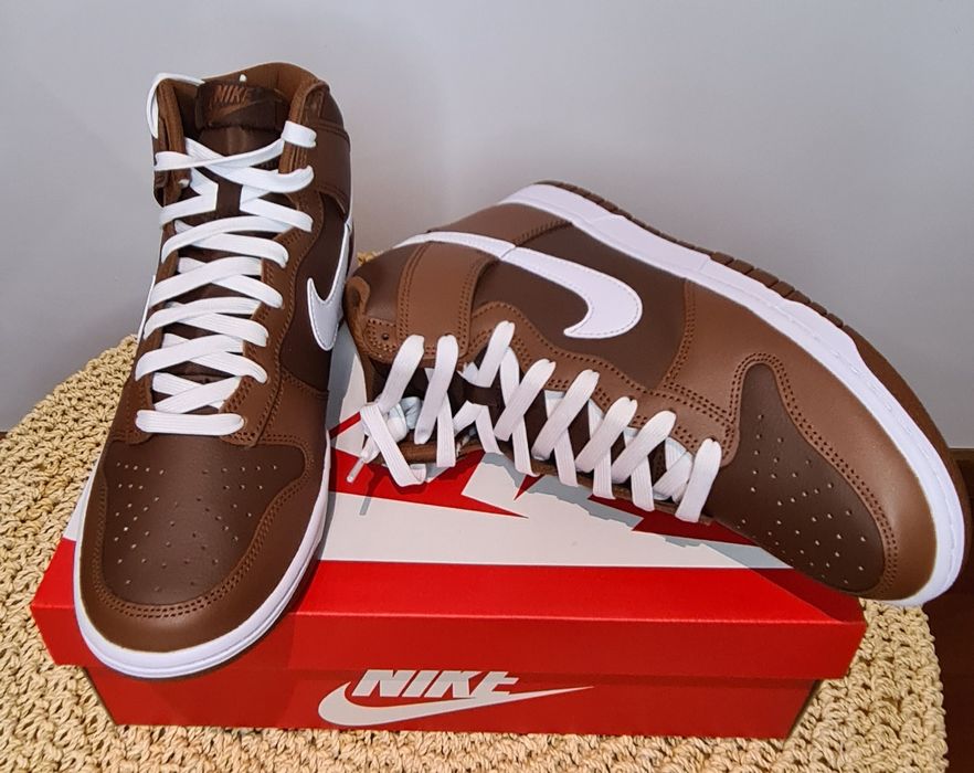 Ténis novos a estrear na caixa Nike Dunk high retro 42,5 e 43