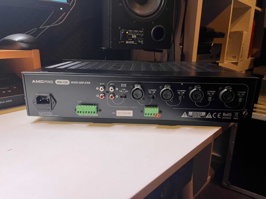 Wzmacniacz miksujący 100V AMC MA120