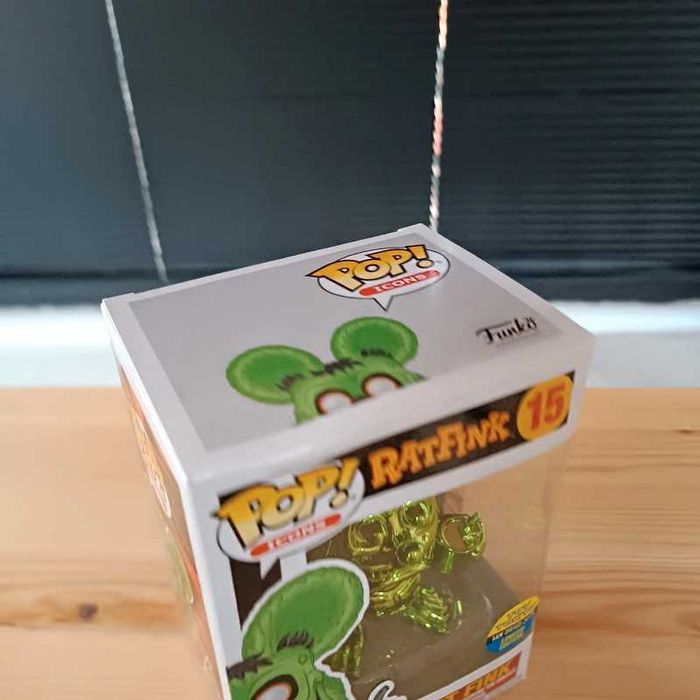 Funko Pop Rat Fink Green Chrome Toy Tokyo Exclusive