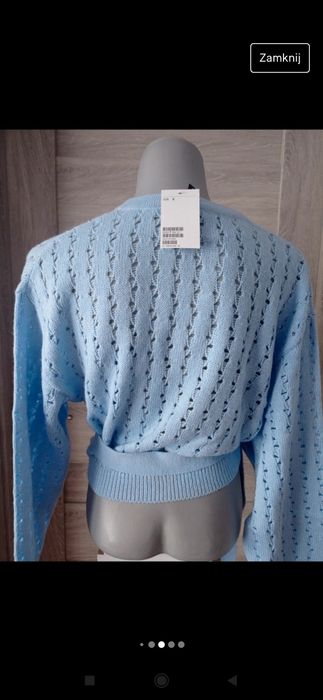 Piękny krótki kardigan H&M