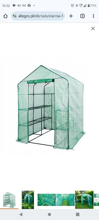 Mini szklarnia ogrodowa 140x140 Niższa cena!!!