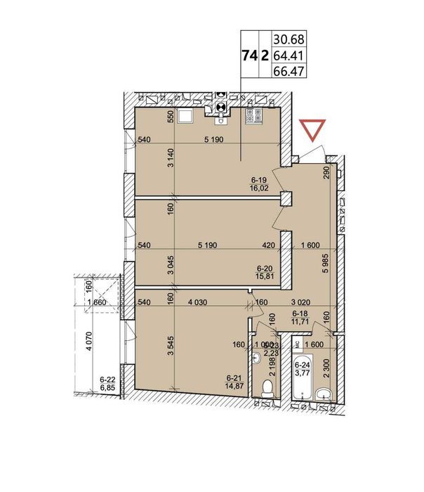 РОЗТЕРМІНУВАННЯ! Продаж 2к.квартири 67м2, ЖК Святих Ольги та Єлизавети