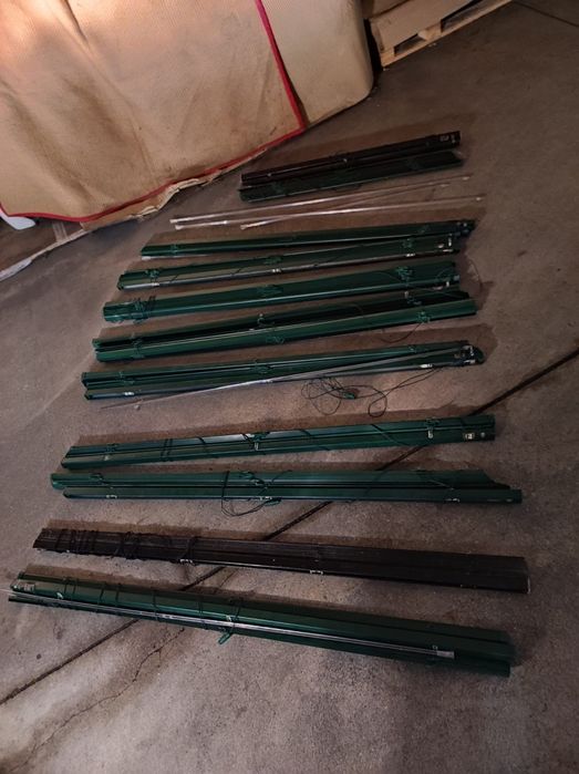 9 Estores de chapa metálica