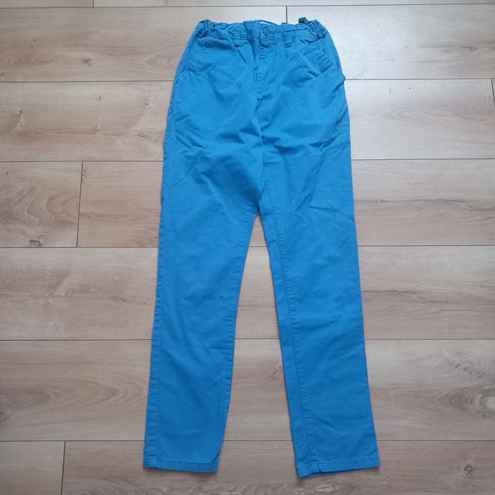 Spodnie Reserved eleganckie niebieskie dla chłopca rozmiar 164