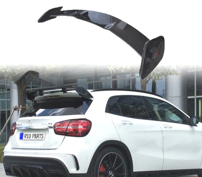 AILERON TETO MERCEDES GLA X156 LOOK AMG PRETO BRILHANTE