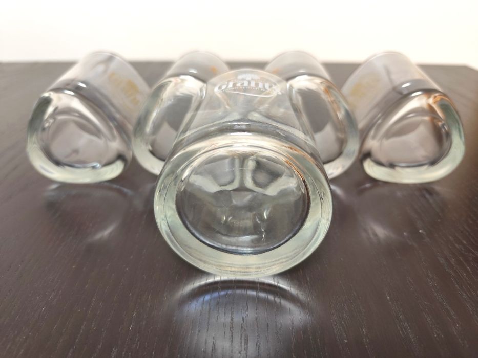 Lote de 5 copos de Whisky Grants