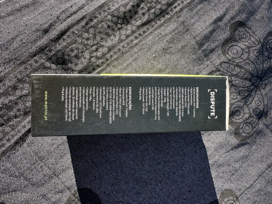 Rato de gaming matrics