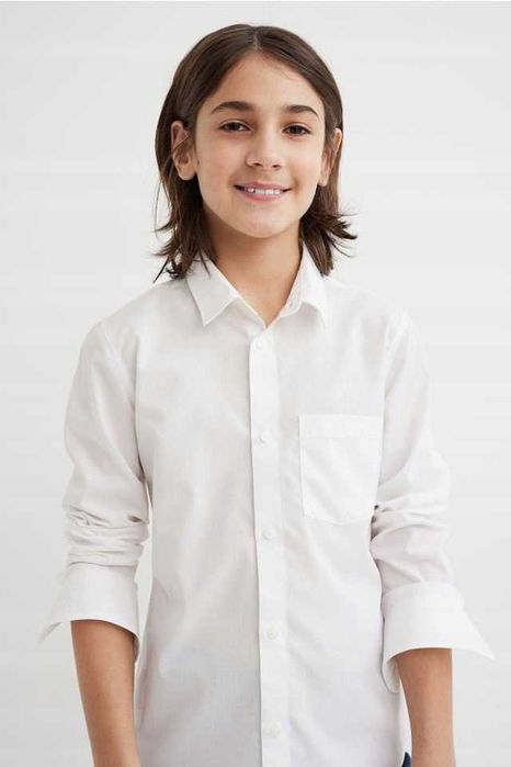 Biała elegancka koszula H&M 158