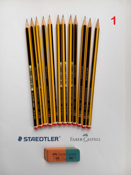 Stadtler Noris ERGOSOFT HB2 / Borracha Faber-Castell