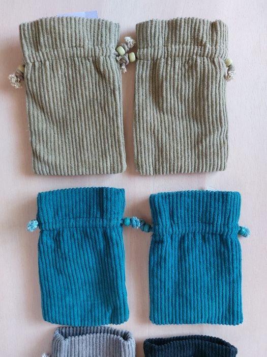 Conj. de 11 saquinhos em tecido