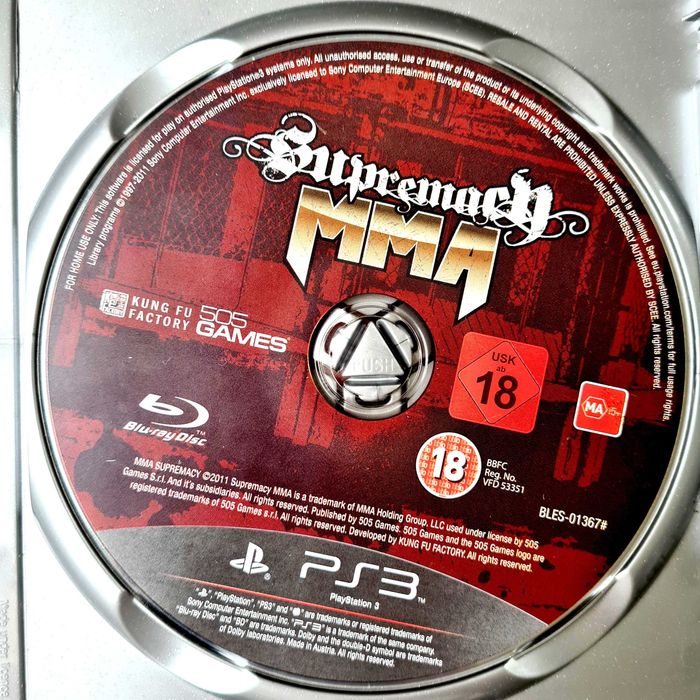 Supremacy MMA Ps3