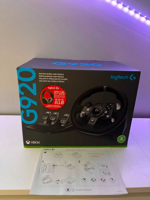 kierownica logitech g920 + shifter
