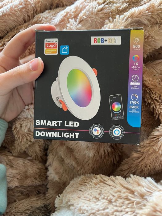 Tuya Bluetooth LED Smart Light 15W RGB de encastrar