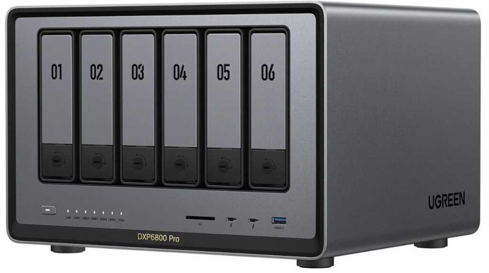 Serwer plików UGREEN NASync DXP6800 Pro 8GB RAM