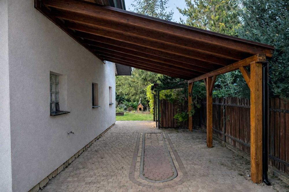 Wiata samochodowa model "Jurowce" 4,00m x 4,20m, garaż, carport, auto
