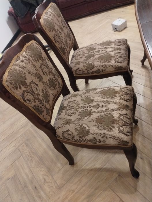 Stół krzesła Ludwik barokowe koplet salon lite.drewno