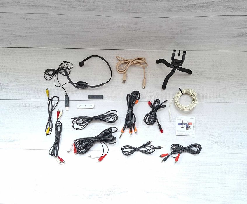 Słuchawki Kable AUX Audio Kabel 1x RCA 2x RCA Światłowód USB RJ11 RJ45 Przewód do drukarki Laptopa PC 15 El