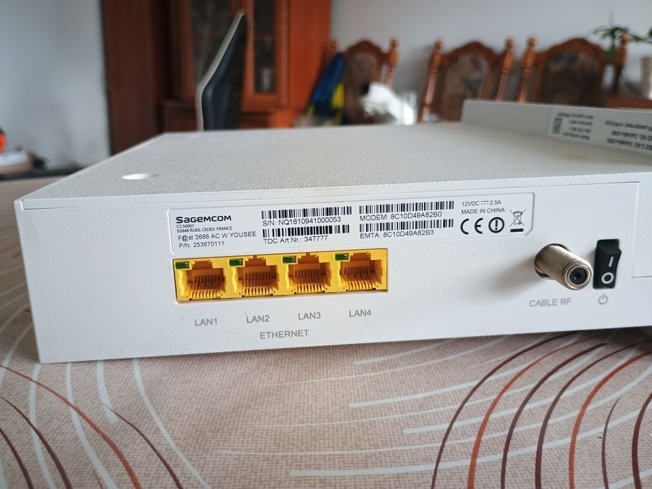 Router wifi sagemcom yousee