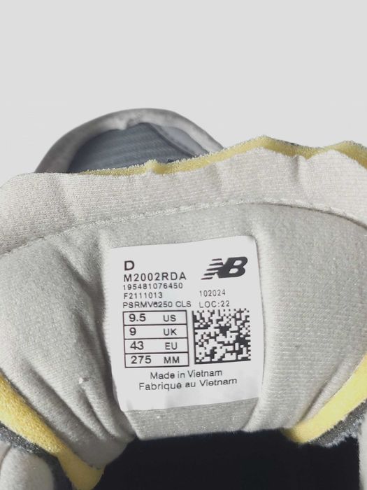Оригінал Кросівки New Balance 2002R 43 Розмір Protection Pack