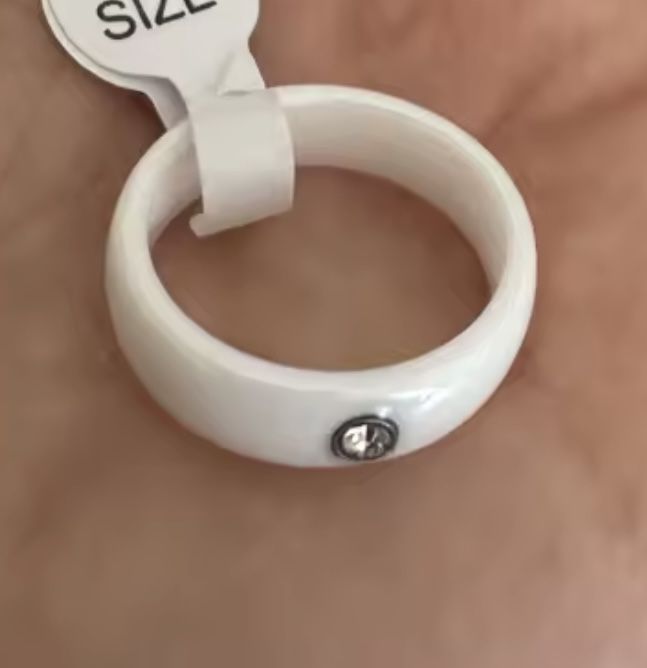 Новое кольцо из керамики,колечко керамика,каблучка керамічна,обручка