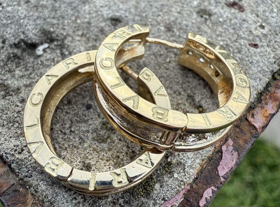 Золоті сережки з діамантами