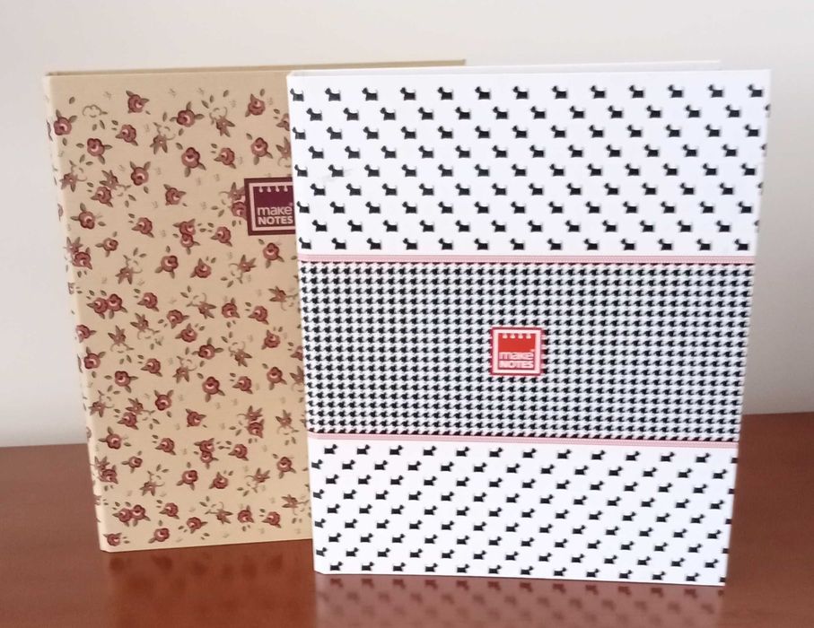 6 Pastas novas com argolas lombada estreita e larga  paga só 4€