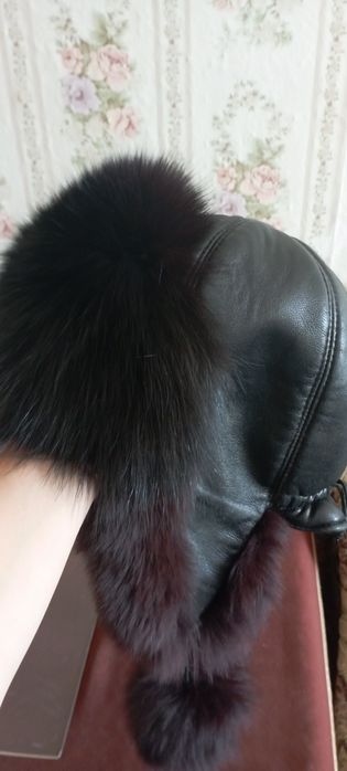 Шапка ушанка меховая