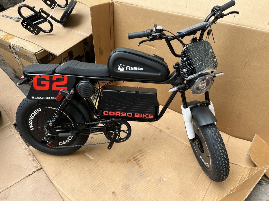 Єлектровелосипед, електрофетбайк, електротранспорт Corso Wander 750 W