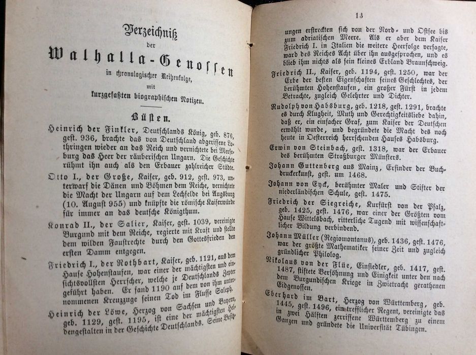 Kurzgefasste Geschichte und Beschreibung der Walhalla...1882
