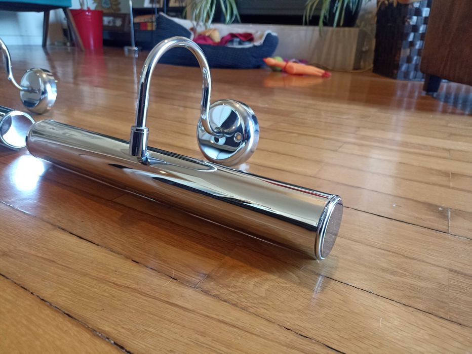 Aplique/candeeiro para espelho WC