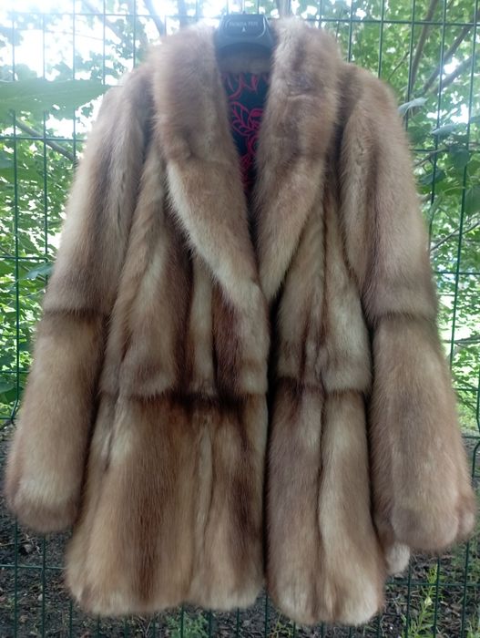 Шуба соболь канадский не норка большой размер
