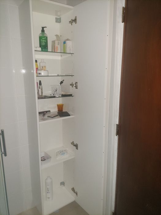 Móvel WC com espelho