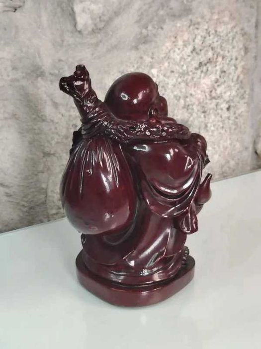 Estátua Buda Sorridente Símbolo de Prosperidade - ENVIO GRATIS