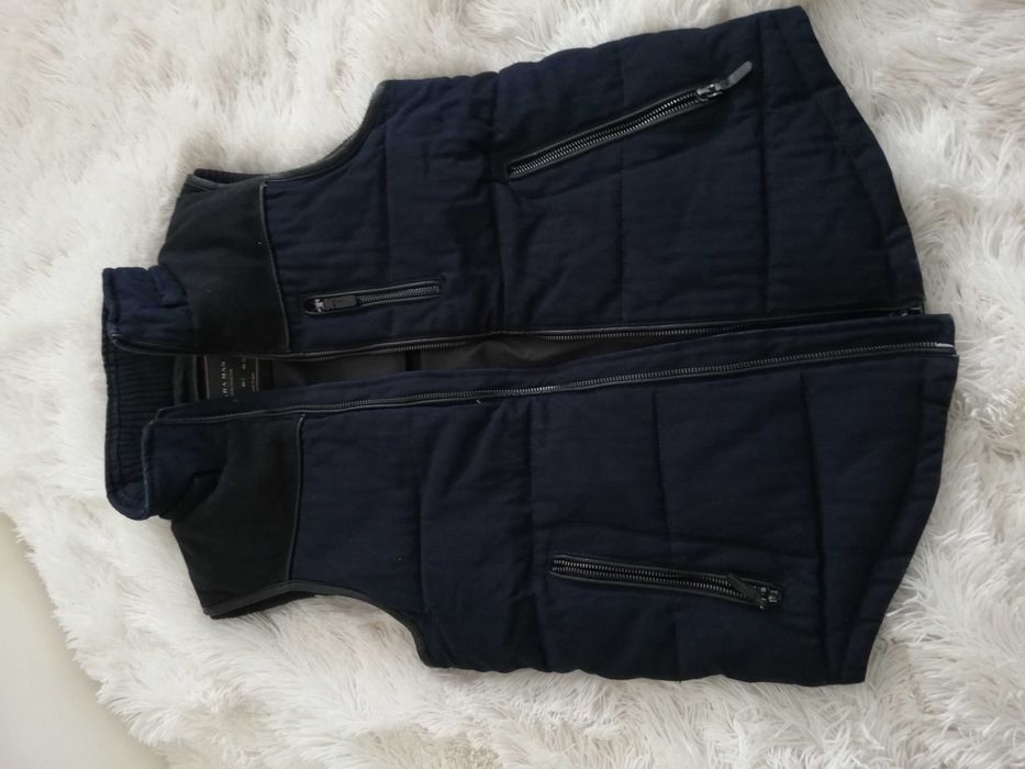 bezrękawnik męski ZARA s 36 jeans kamizelka męska ZARA MAN S 36