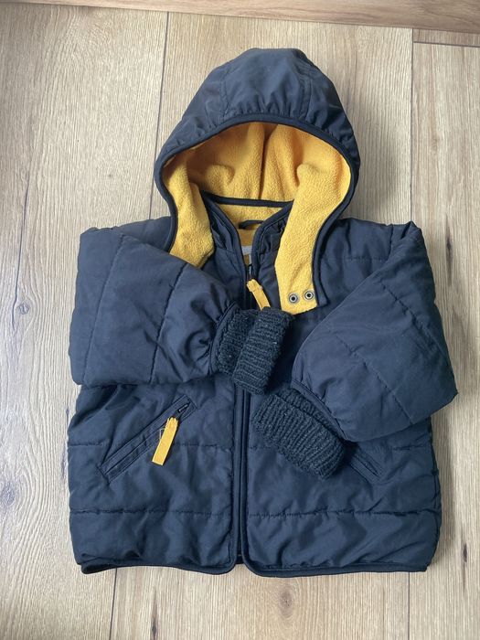 Kurtka z odpinanym kapturem H&M, 74 cm.