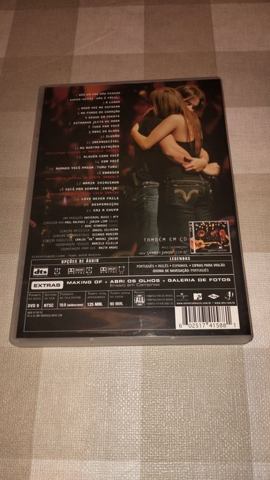 DVD Sandy e Júnior