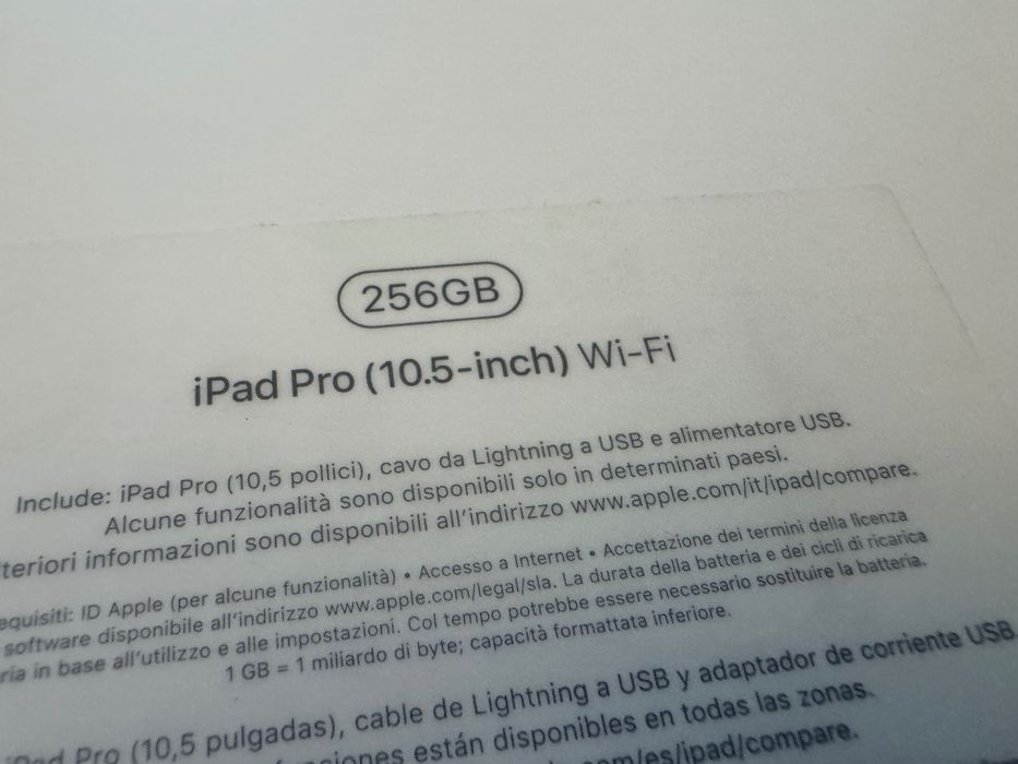 iPad Pro 10.5 256GB + Apple Pencil + Capa