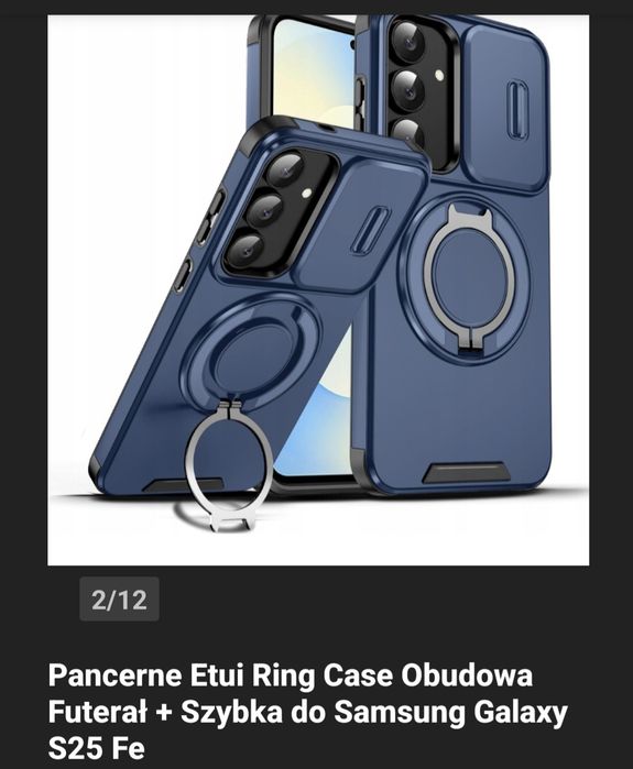 Samsung s25 FE etui pancerne  + szklo hartowane