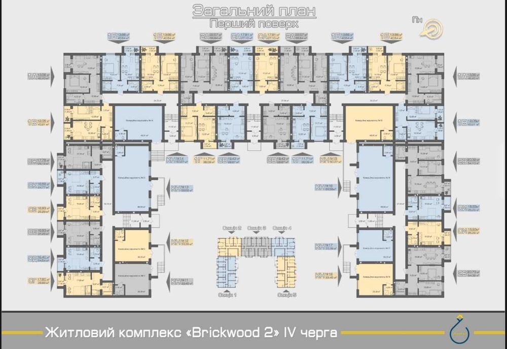 Квартира-студія у ЖК Brickwood — вигідна ціна на етапі будівництва