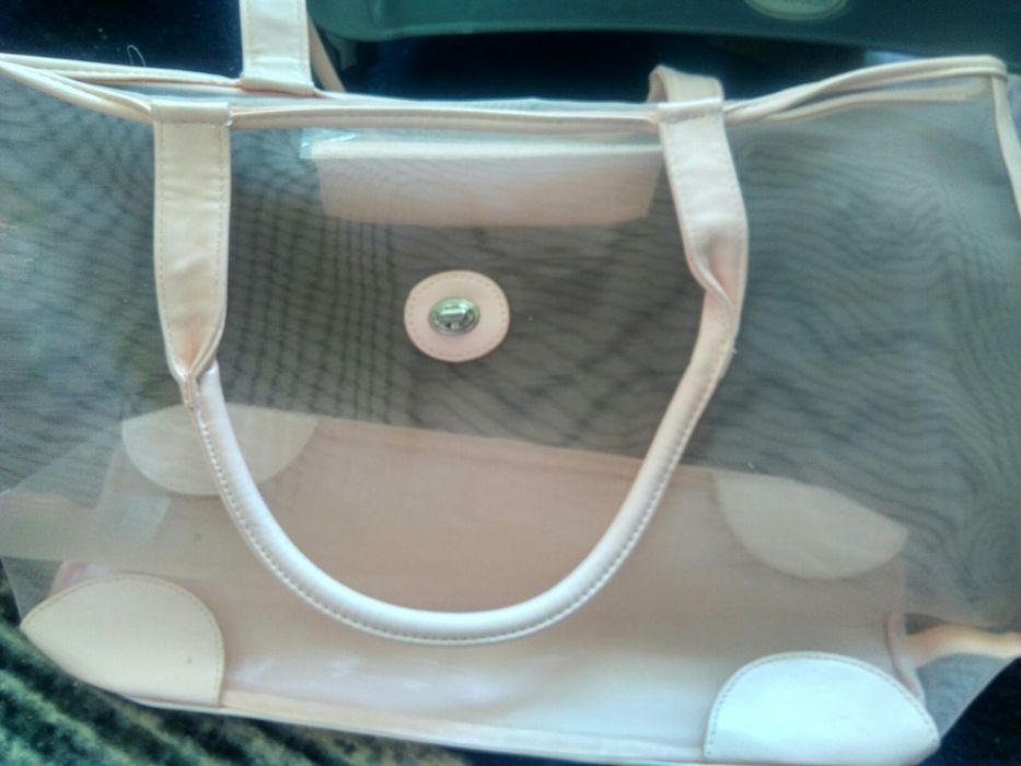 Torebka plażowa przezroczysta