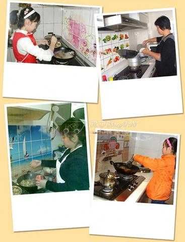 Наклейка самоклеющаяся 90 см х 60 см для кухни, ванной